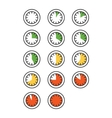 Timer icons set Timer icons set vector image