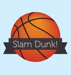 Slam Dunk Banner vector image