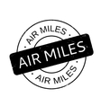 Air Miles rubber stamp vector image