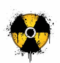Nuclear symbol vector image