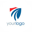 Shield guarantee logo Shield guarantee logo vector image