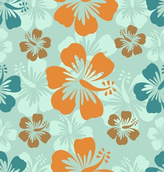 Hibiscus background vector image