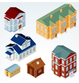 Isometric Houses vector image