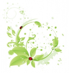 Nature frame vector image