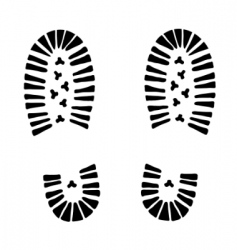 Trail foot vector image