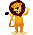 Lion cartoon vector image