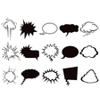 Speech bubbles icons set vector image