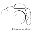 Photographer vector image