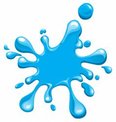 Watersplash vector image