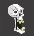 Skull small vector image