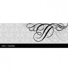 Floral background vector image