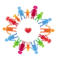 Family icons vector image