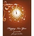 Happy new year card design vector image