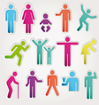 Icons symbols set vector image