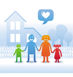 Family concept vector image