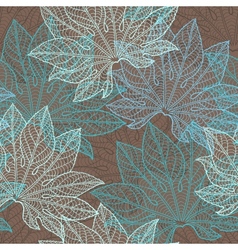 Leaves Seamless Pattern vector image