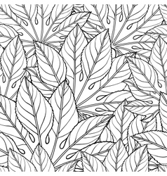 Leaves Seamless Pattern vector image