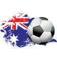 Australia Soccer Grunge vector image