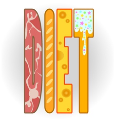 Diet vector image