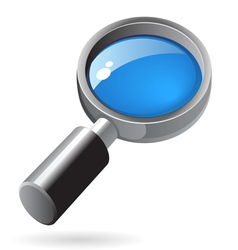 Isometric icon of lens vector image