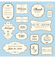 Labels vector image