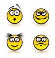 Cartoon faces vector image