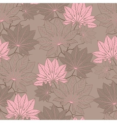 Leaves Seamless Pattern vector image