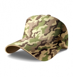 Army cap vector image