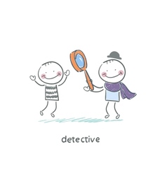 Detective vector image
