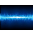 Sound waves oscillating vector image