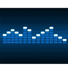 Digital equalizer vector image