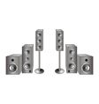 Speaker system vector image