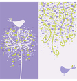 Love birds vector image