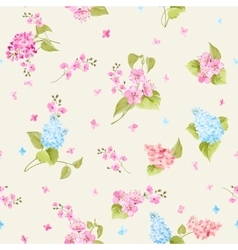 Seamless pattern of Syringa flowers Seamless pattern of Syringa flowers vector image