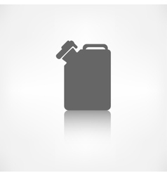 Fuel jerrycan icon vector image