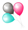 Balloons Isolated on White vector image