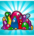 Colorful slimy party vector image