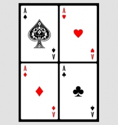 Playing cards vector image