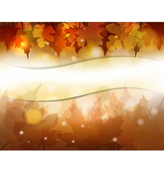 Autumn banner vector image