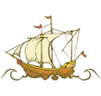 Sailing Ship vector image