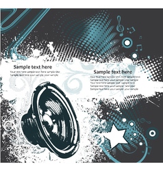 Speaker vector image