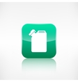 Fuel jerrycan icon vector image
