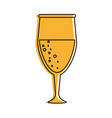 Glass of champagne icon image Glass of champagne icon image vector image