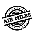 Air Miles rubber stamp vector image
