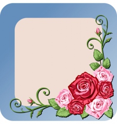 Greeting card vector image