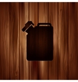 Fuel jerrycan icon vector image