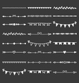 Hand Drawn Dividers Decorative Borders vector image