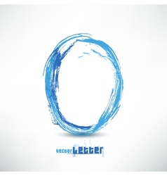 Drawn by hand letter Grunge wave vector image