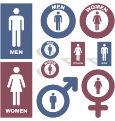 Men and women vector image