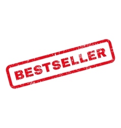 Bestseller Text Rubber Stamp vector image